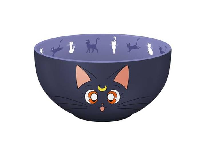 ABYstyle – Bol SAILOR MOON Luna – Produit Officiel – 600 ml – Céramique Haute Qualité – Design Magique et Élégant