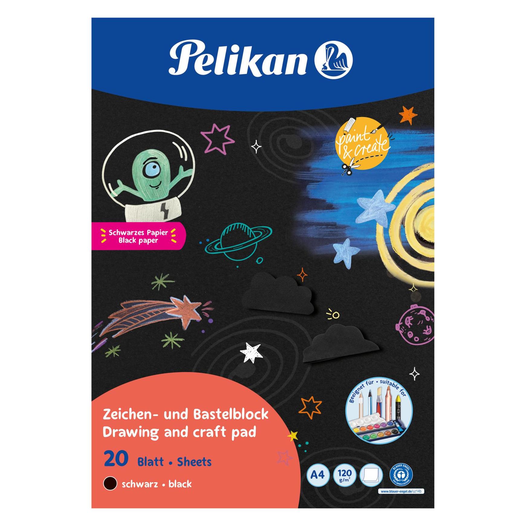 Pelikan Zeichen-Bastelblock (A4, Blanko) (101578)