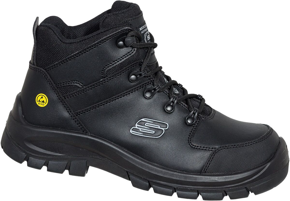 Arbeitsschuh SKECHERS "Pending" Gr. 40, schwarz, 40, Obermaterial: 100% Rindsleder Leather cow., Schuhe, Arbeitsschuh