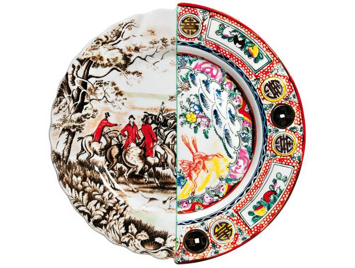 Seletti - Assiette Hybrid - Multicolore - Porcelaine - Designer Studio CTRLZAK