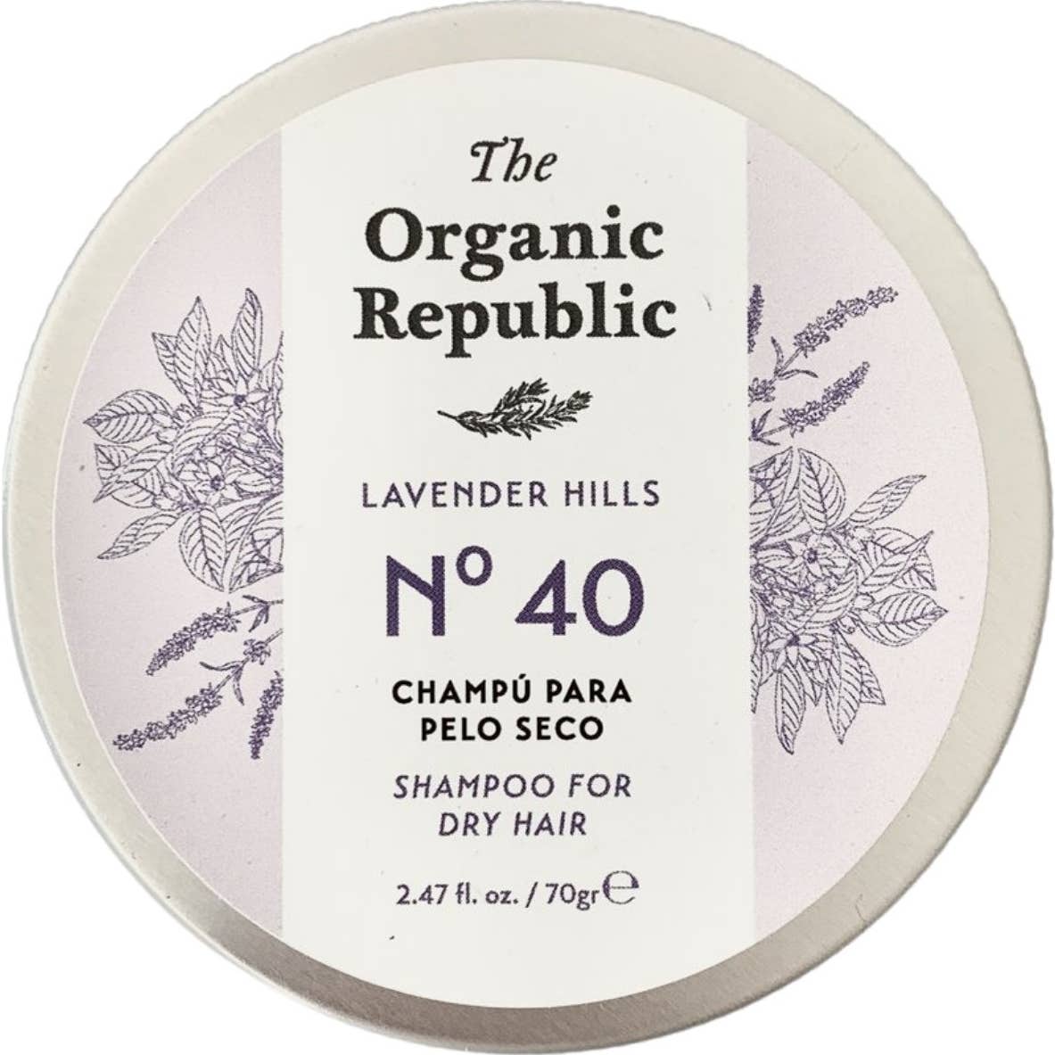 The Organic Republic Champú sólido para pelo seco 70 g
