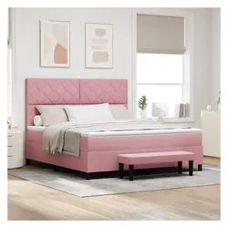vidaXL, Boxspringbett, Boxspringbett (180 x 200 cm)