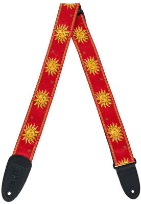"Levys Woven Jacquard Strap 2"" RD Rouge"