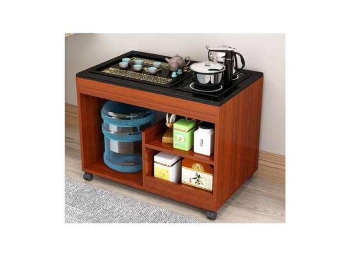 ksjdieunf Couchtisch Einfacher beweglicher Kleiner Kung-Fu-Couchtisch, Wasserkocher, Teetisch, Heimset, Wohnungstisch, Sofaseite Tische for Wohnzimmer(C)