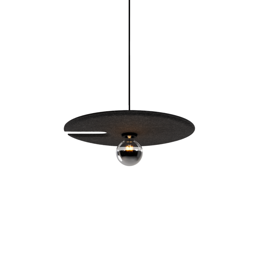 Wever & Ducré Pendelleuchte MIRRO SOFT CEILING SUSP 2.0 E27 AF 2.5m anthrazit 6342E0AF0 5404037357161