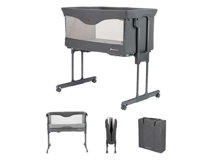 Bebeconfort Amara Beistellbett Baby, 0-9 kg, Tinted Graphite
