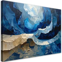 LEINWANDBILD Abstraktion 90x60cm