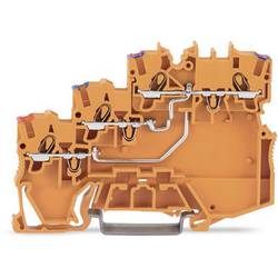 WAGO 2000-5372 Dreistock-Initiatorklemme 7 mm Push-In-Klemme Orange 15 St. Piece