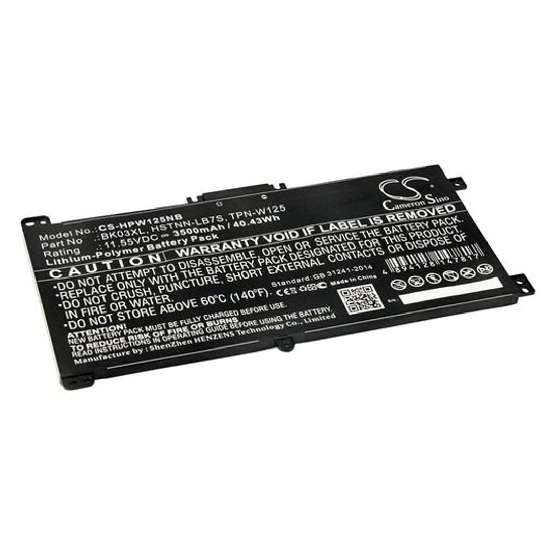 NoName Battery for HP Pavilion X360 14-BA013NL etc (1 Zelle) (HPW125NB)