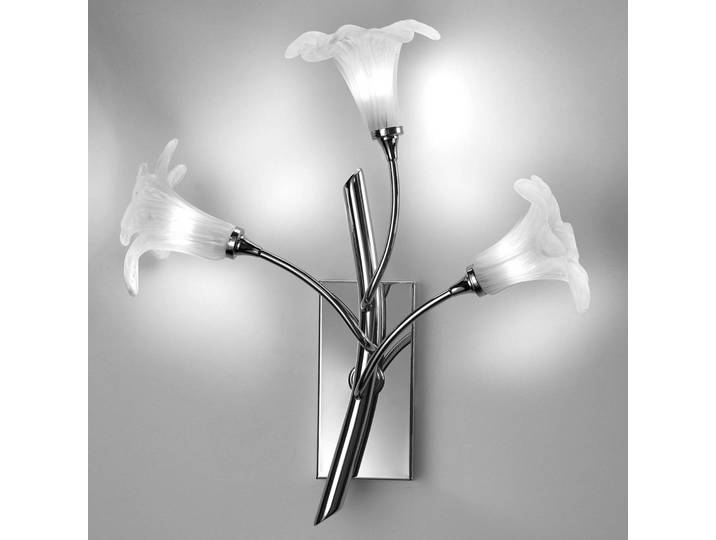 Cremasco Wandlampe 7142, dimmbar, chrom / silber, für Wohn- / Esszimmer, Metall, Modern, Wandleuchte, Wandlampe Innen