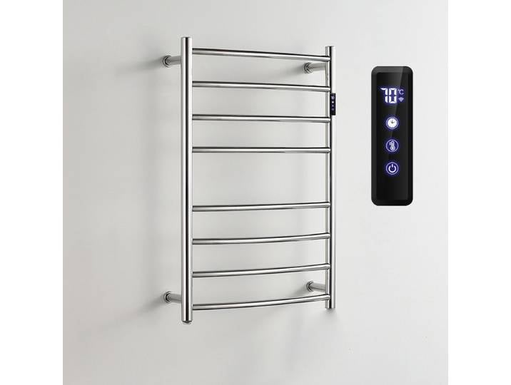 Porte-serviettes électrique 304 acier inoxydable 45 ° C température constante 5min porte-serviettes chauffant porte-serviettes 520*750*125mm 110V/220V