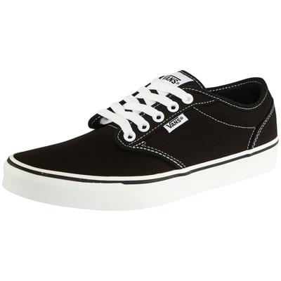 Sneaker VANS "Atwood", Kinder, Gr. 37, bzw, canvas schwarz, weiß, Textil, Schuhe Sneaker, vom Vans Authentic inspiriert