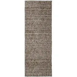 TEPPICHLÄUFER BOLLIN, Bouclé-Optik, Greige, 80 x 230 cm
