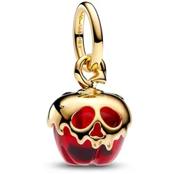 Pandora 763421C01 Anhänger Disney Villains Evil Queen Apfel Goldfarben