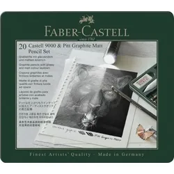 FABER-CASTELL Faber Castell Pitt Graphite Matt u 9000 20er Metalletui