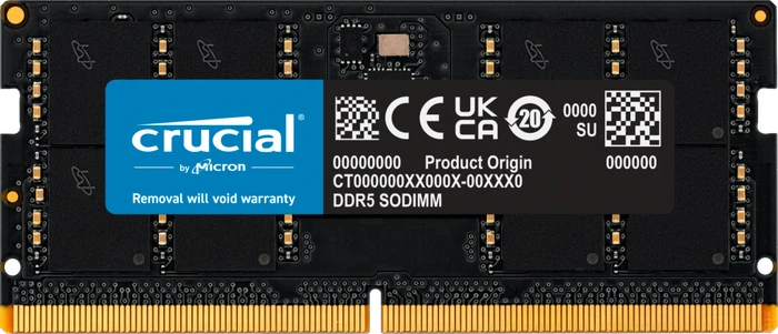 Crucial SO-DIMM 32GB DDR5 4800MHz CL40 DDR5