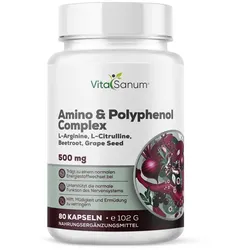VitaSanum®- Amino & Polyphenol Complex – 4 Kapseln Tagesportion