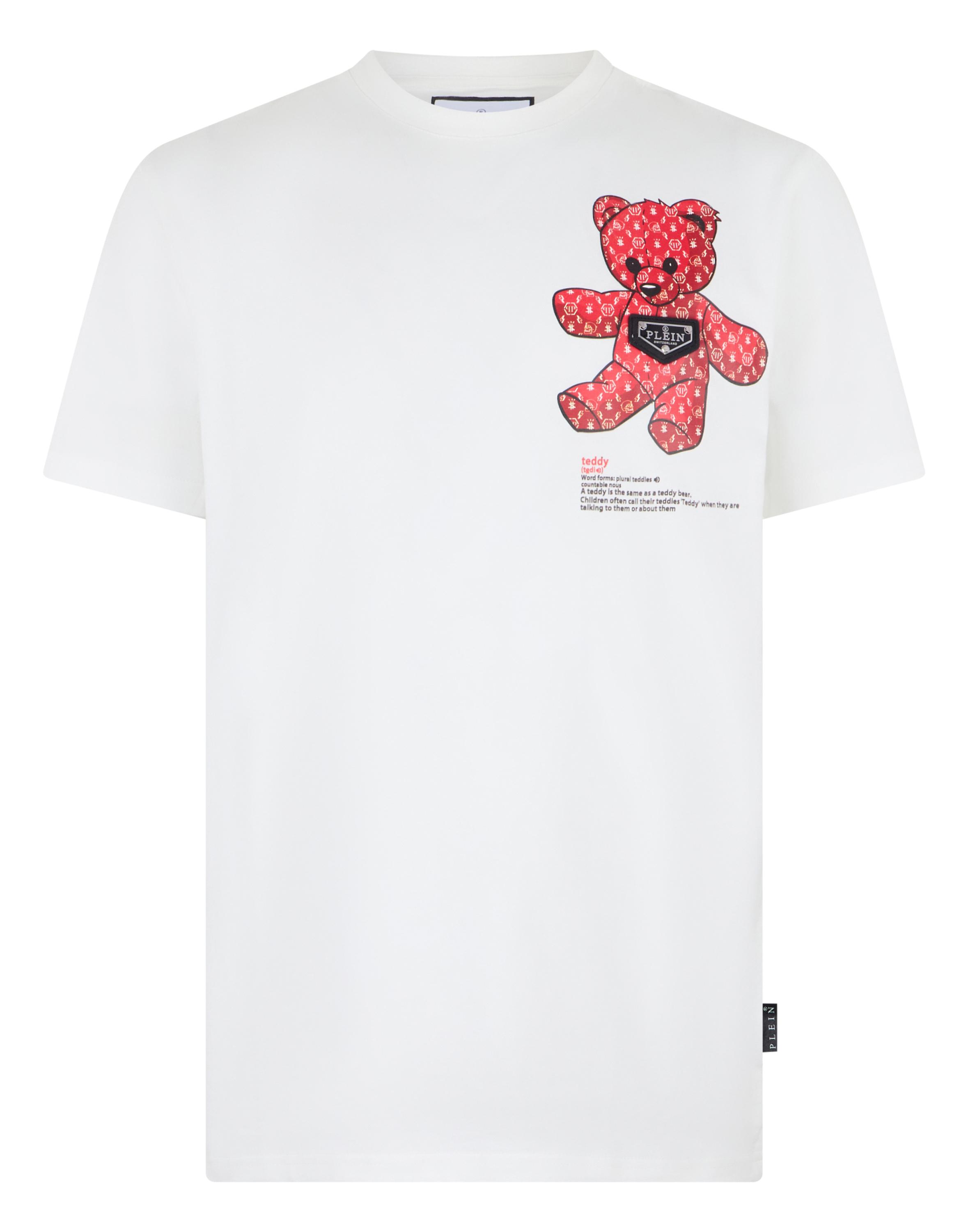Kurzarm-Rundhals-T-Shirt Teddy