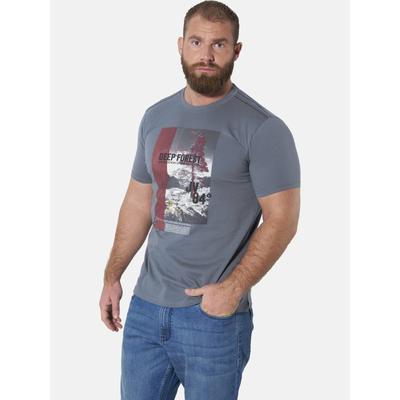 T-Shirt JAN VANDERSTORM "T-Shirt MELFES", Herren, Gr. 6XL, blau, Shirts T-Shirt