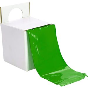 dm-folien Dehnband PE-Stretch grün-opak, 1200 x 100mm, im Spenderkarton, bis 300 % dehnbare PE-Folie, 100 Stück