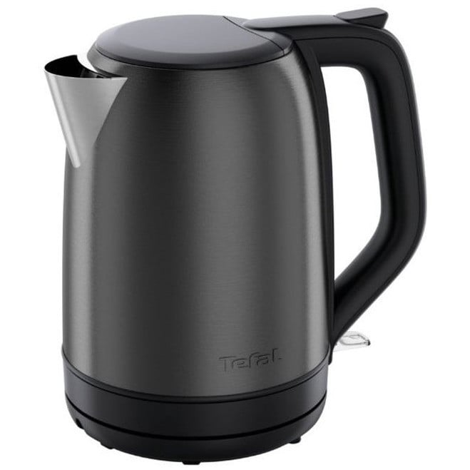 Tefal Subito KO5S08E0 Waterkoker, 1,7 liter, Zwart, Roestvrij staal