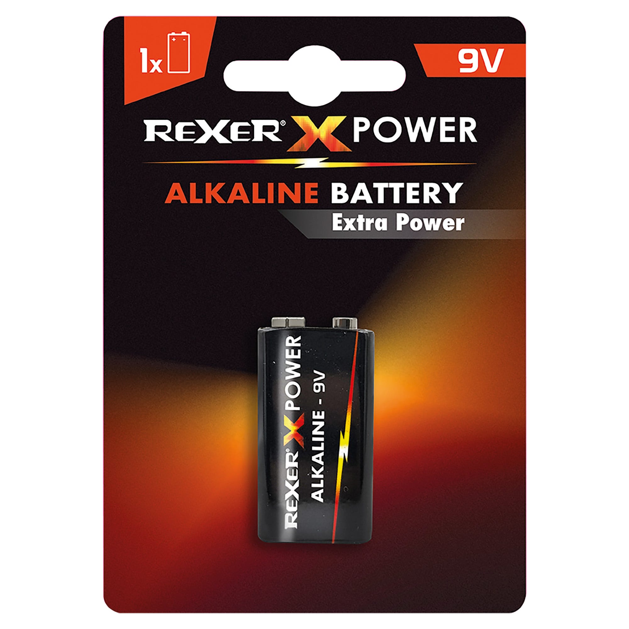 Tecnomat BATTERIA ALKALINE REXER 9V TRANSISTOR 6LF22/MN1604