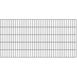 Alberts® Komplett-Set inkl. Pfosten mit Flacheisen anthrazit2000_mm30_meter
