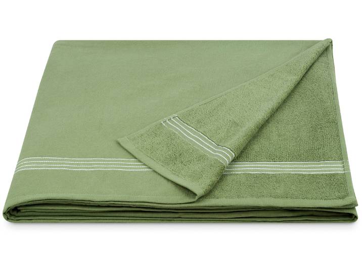 Hamamtuch ROSS MAXI-Hamamtuch , grün (piniengrün), B:150cm L:200cm, Frottier, Baumwolle, Handtücher, Hamamtuch, aus feinster Baumwolle