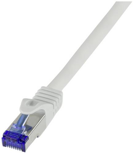 LogiLink C6A032S RJ45 Patchkabel CAT 6a S/FTP 1.00m Grau
