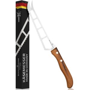 Schwertkrone Käsemesser MO30101, 13,5 cm Edelstahlklinge, Olivenholzgriff