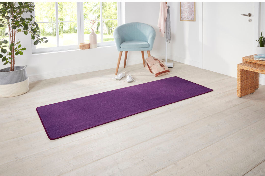 Hanse Home Tufted Purple Rug Runner 80 x 200cm