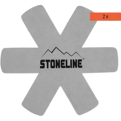 STONELINE® Pfannenschutz-Set, 2-teilig, grau