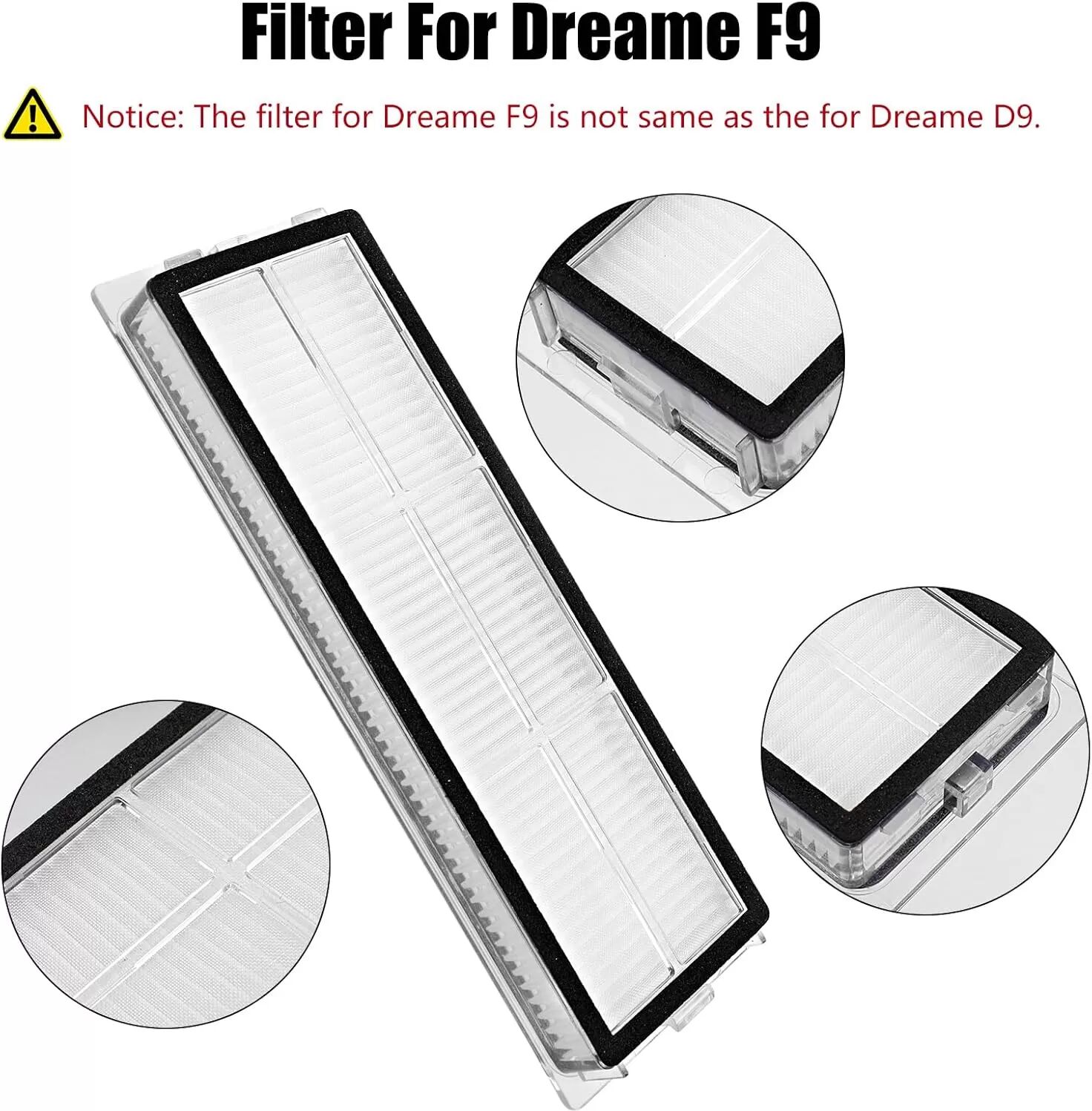INF Roboter-Staubsauger-Ersatzteil-Set für Xiaomi/Dreame - 9 Teile