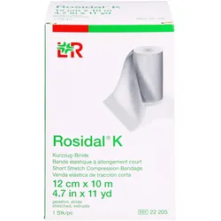 Lohmann & Rauscher, Verbandsmaterial, Rosidal Kurzzugbinde 12cmx10m, 1 St BIN