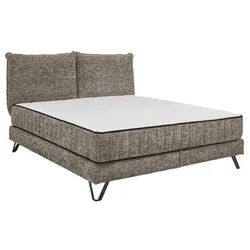 set one by Musterring Boxspringbett Baldwin 180 x 200 cm Stoff Grau