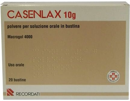 Casen Recordati Casenlax 10 g 20 bustine polvere per soluzione orale
