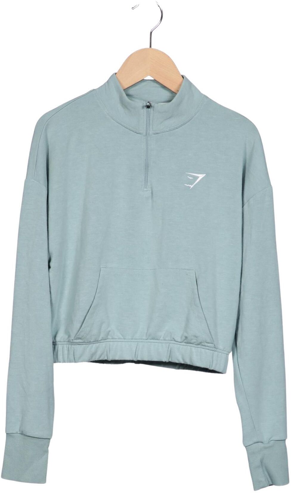Gymshark Damen Sweater, Hellblau, Gr. S, kein / Etikett - Second Hand