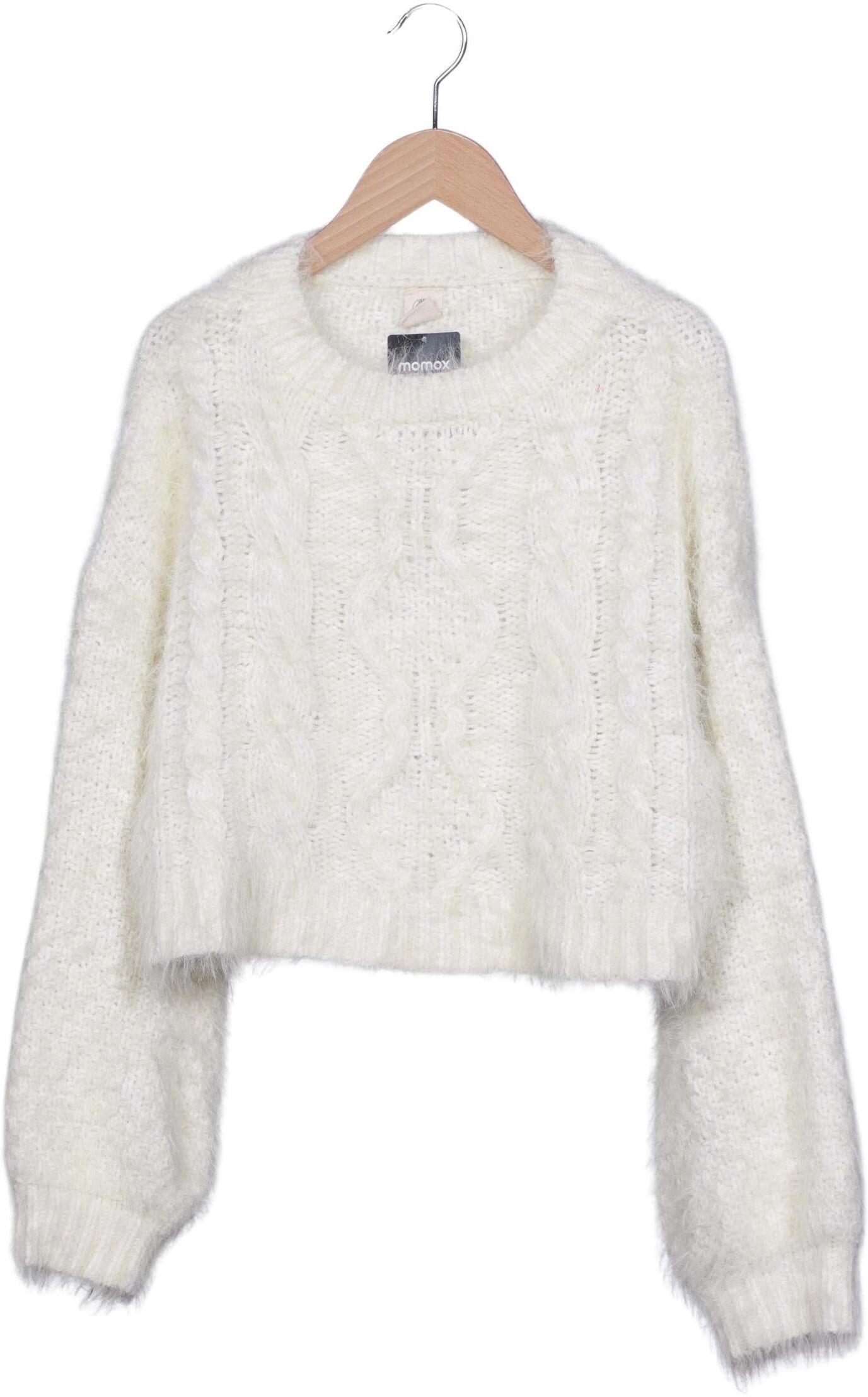 Urban Outfitters Damen Pullover, Cremeweiß, Gr. S, Synthetik - Second Hand