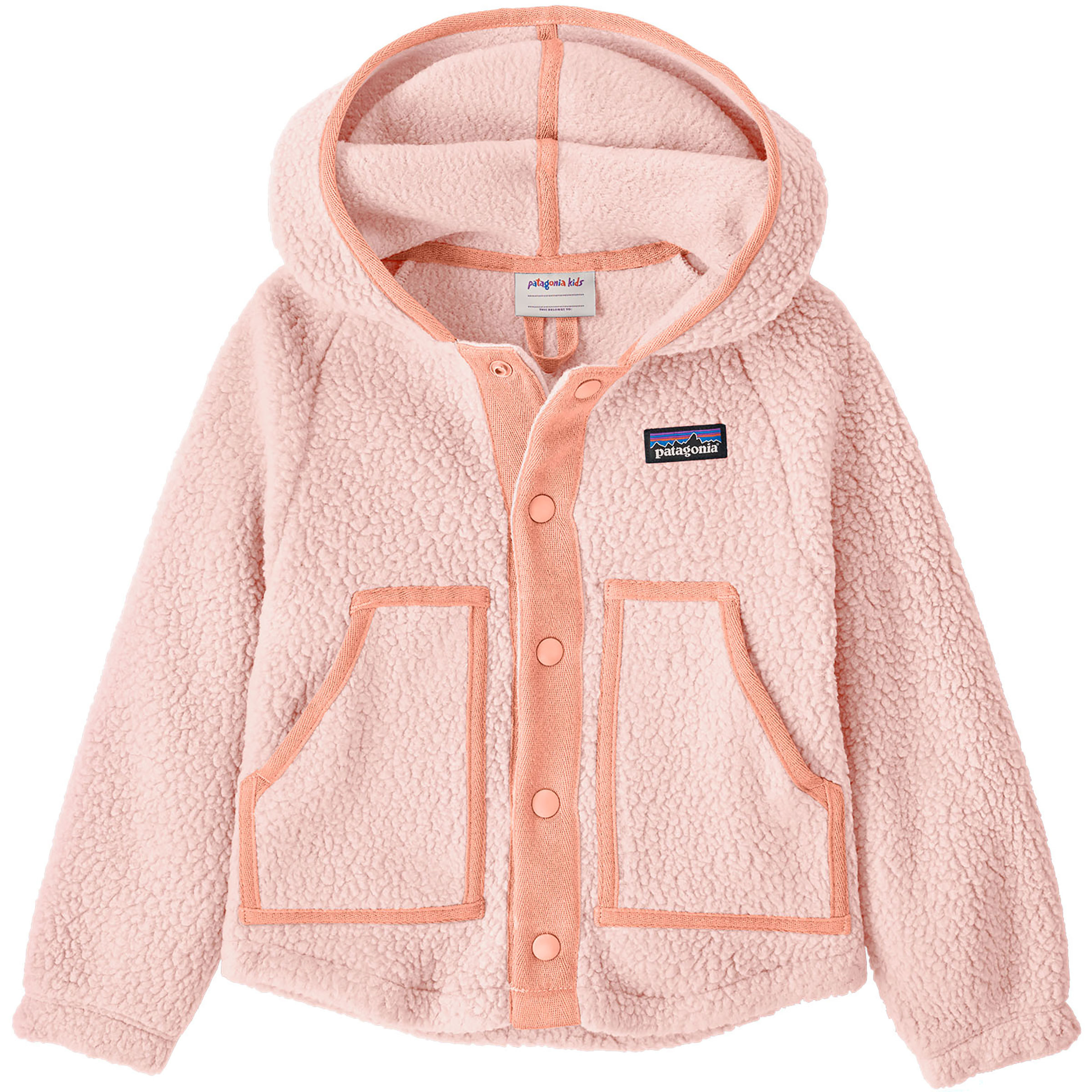 Patagonia Baby Retro Pile Kinder Fleecejacke rosa Größe 110 Lifestyle Windabweisend Wasserabweisend