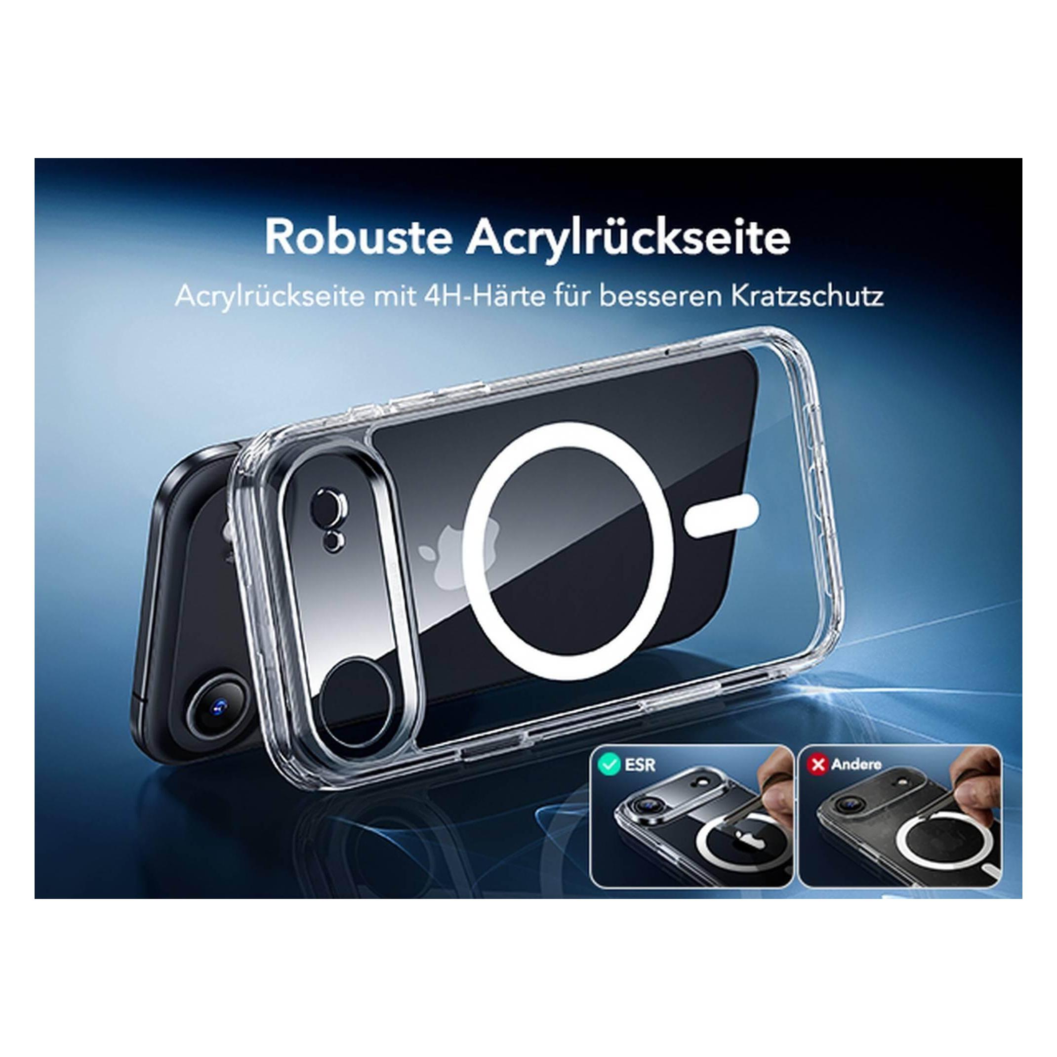 ESR - Classic Hybrid HaloLock - iPhone 17 Air - Clear Black (Apple iPhone 17) (1A862003)