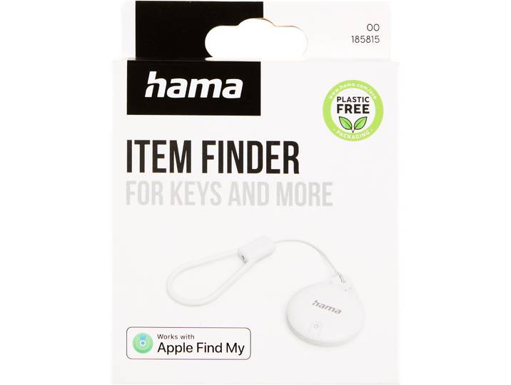 Hama Schluesselfinder, Item Finder fuer Apple Wo ist ' App, Bluetooth, Weiss'