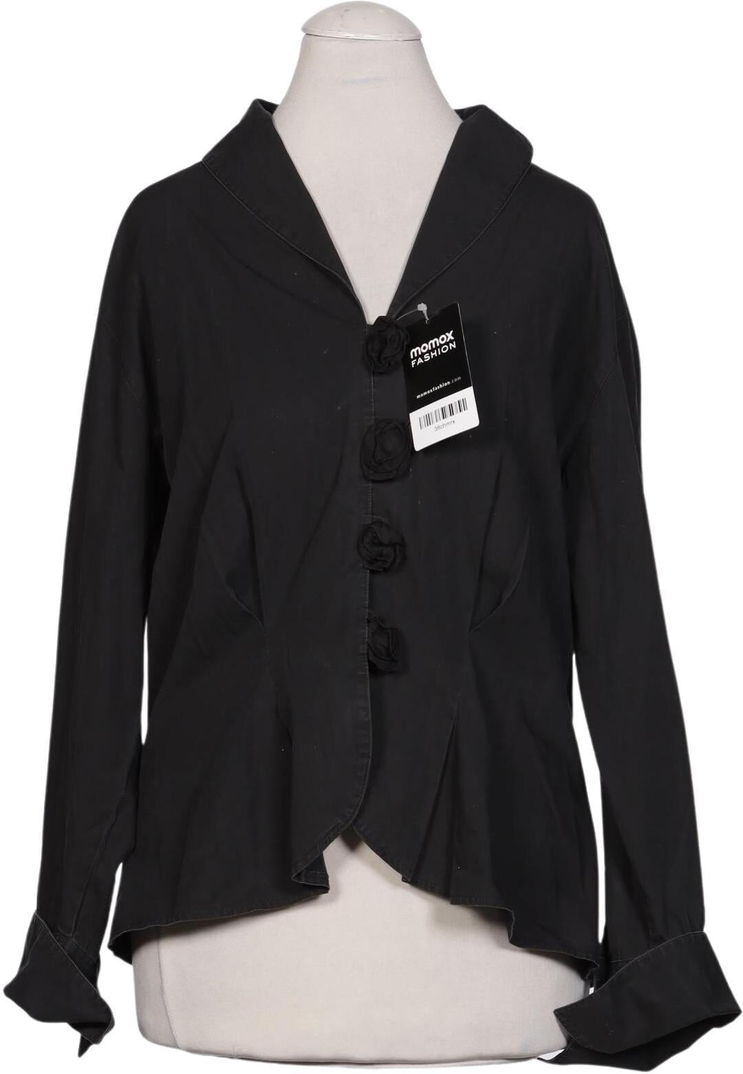 Anne Fontaine Damen Blazer, Schwarz, Gr. S, Baumwolle - Second Hand