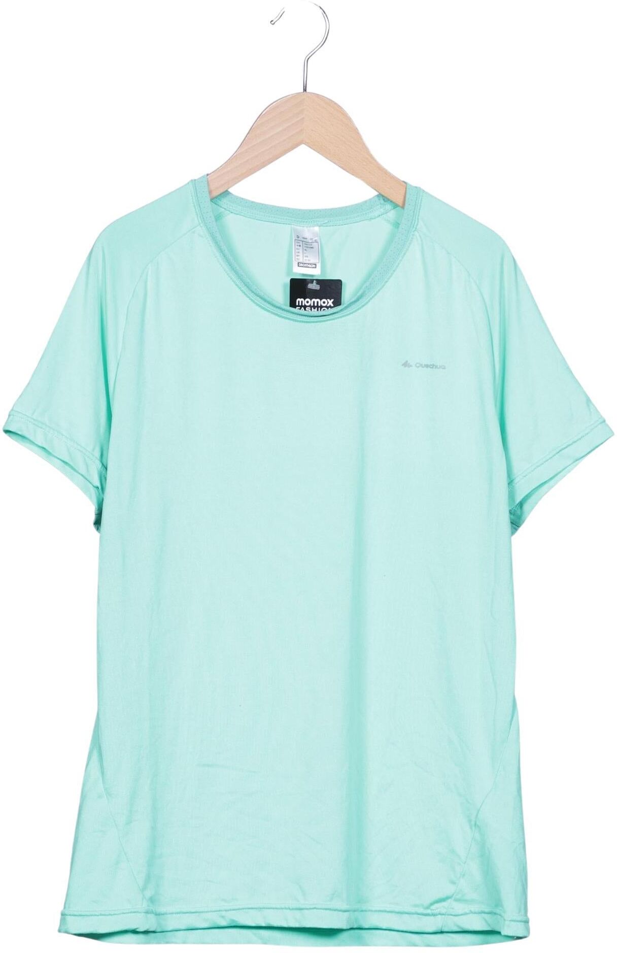 quechua Damen T-Shirt, Hellgrün, Gr. XL, Synthetik / Elasthan - Second Hand