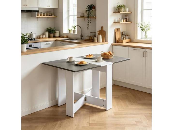 PIPIPOXER Table à manger pliable table cuisine petite table pliante table repas pour petite cuisine salon Mobilier minimaliste