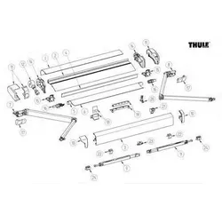 Thule Endplatte passend zu Omnistor 620