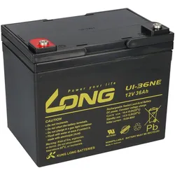 Kung Long U1-36NE AGM Akku 12V 36Ah - Ersatz für Panasonic LC-V1233P - M6
