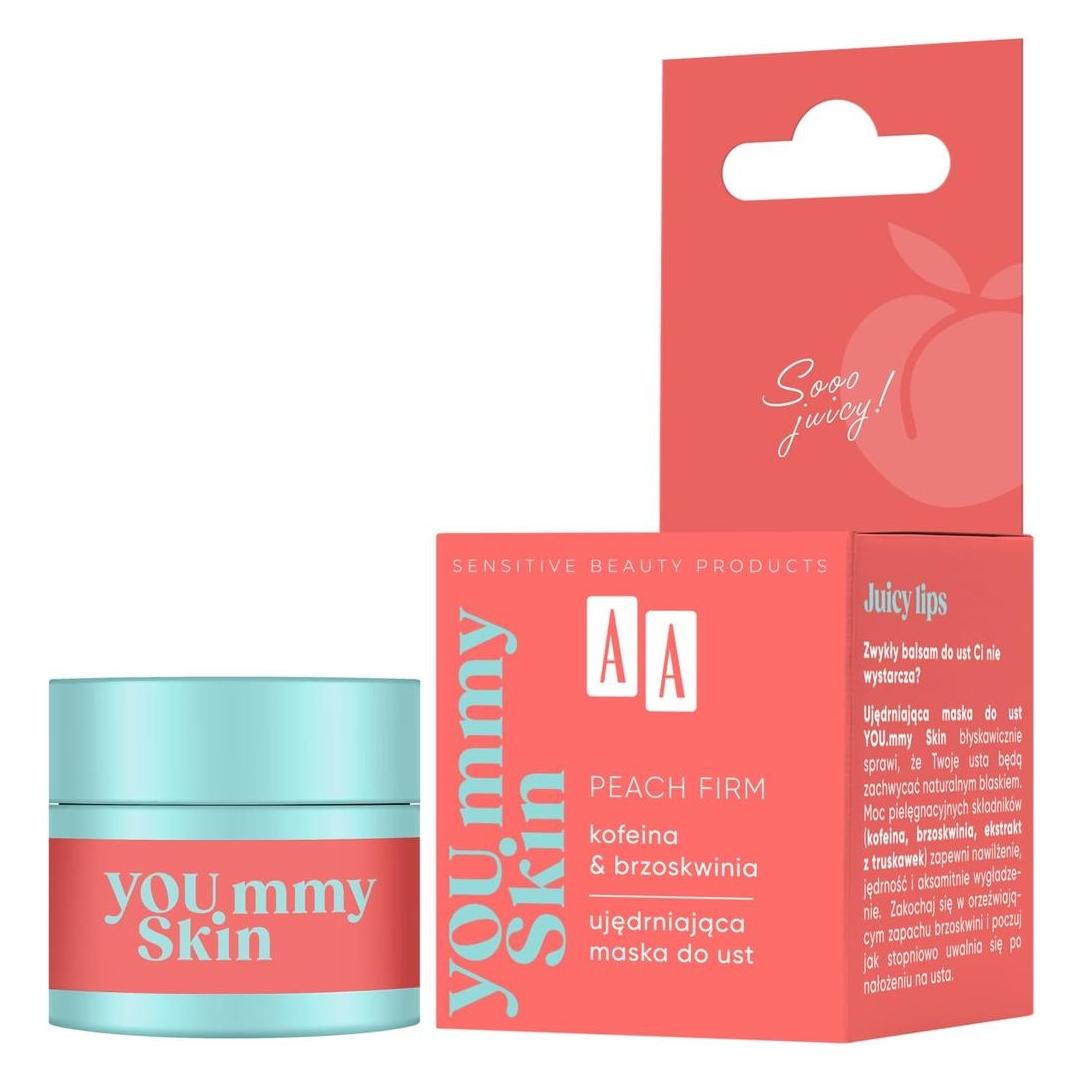 Oceanic Aa Yoummy Skin Peach Firming Lip Mask With Caffeine & Peach 10 G (10 g) (67640185)