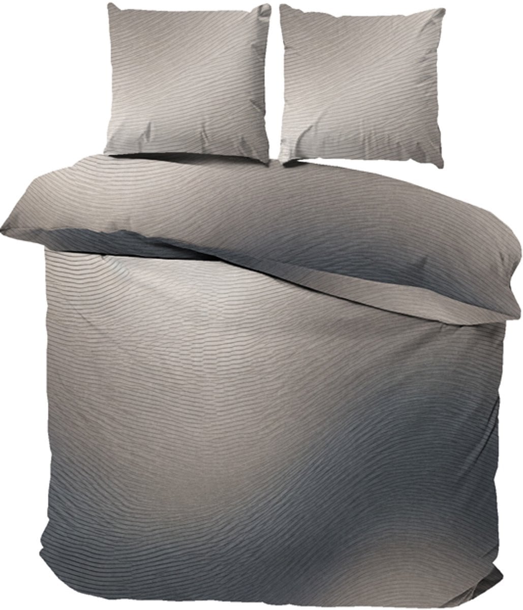 iSleep Dekbedovertrek Joep Eenpersoons Naturel 140x220 cm