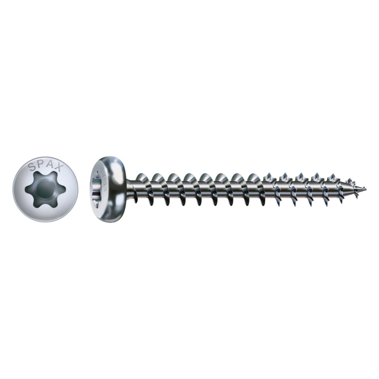 Spax Halbrundkopf T-Star Plus T20 Vollgewinde Wirox (880930140045045)