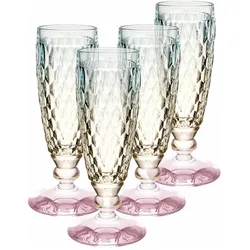 Villeroy & Boch Boston Pearl Sektgläser, Weingläser, Mehrfarbig